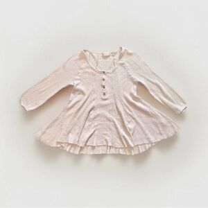 Altar’d State Henley Ribbed Babydoll Button Top